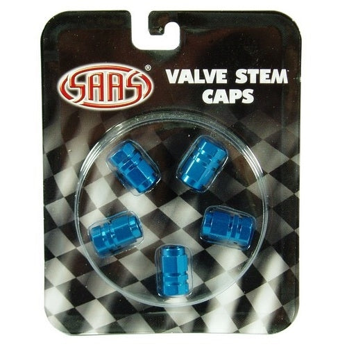 SAAS BLUE VALVE CAPS PK5