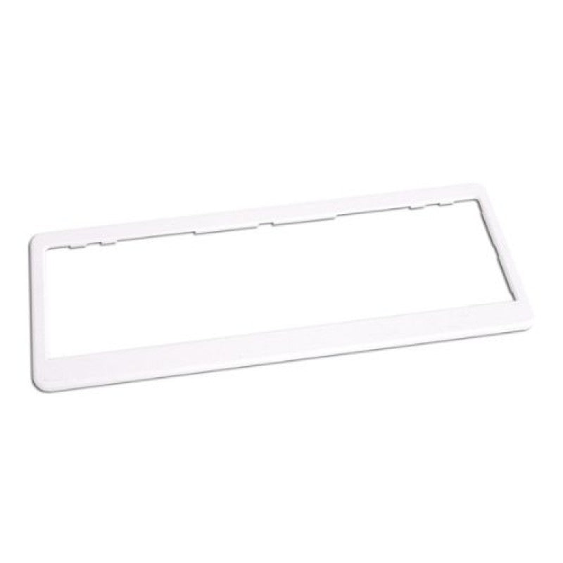 WILDCAT WHITE NUMBER PLATE FRAME PAIR