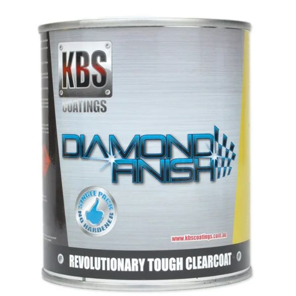 KBS DIAMOND CLEAR COAT FINISH UV STABLE SELF LEVELING 1L