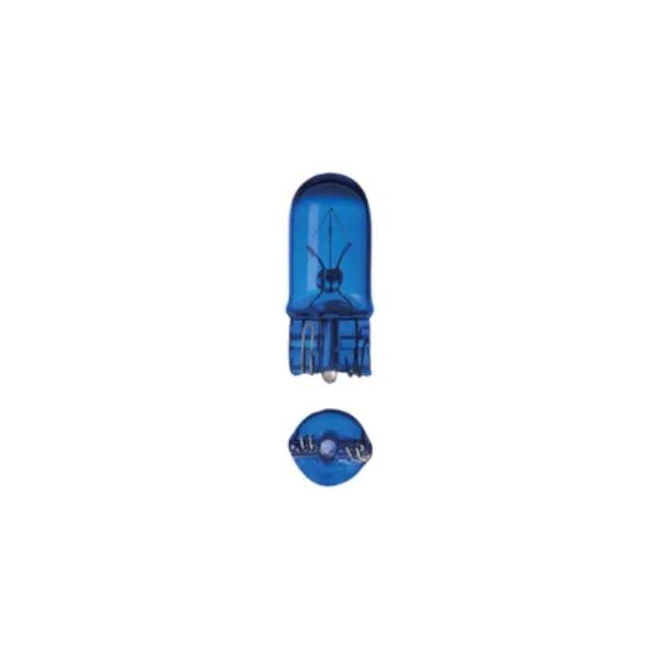 NARVA BULB ULTR BLUE 12V 5W T10 PK2