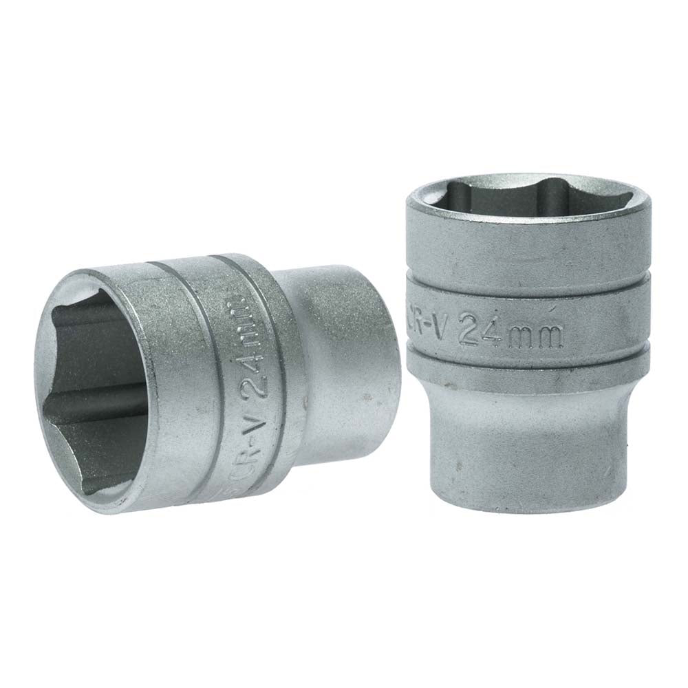 Teng 1/2in Dr. Socket 24mm 6Pnt