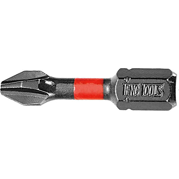 Teng 1pc 1/4in PH#1 Impact Screwdriver Bit 30mm