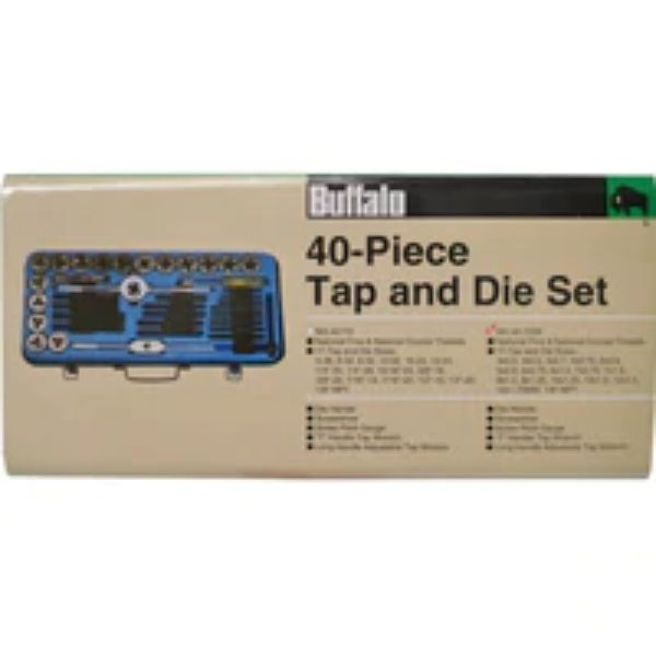 Tap & Die Set - Metric 40-Pce Buffalo