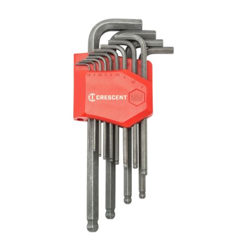 CRESCENT HEX KEY SET LONG BALL 13 PC METRIC