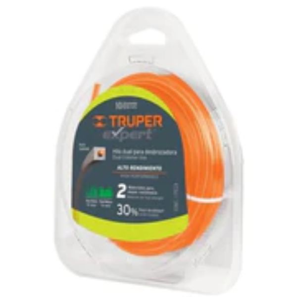 Weed Trimmer Line Heavy Duty - Square Pattern 12M 2.4mm Truper