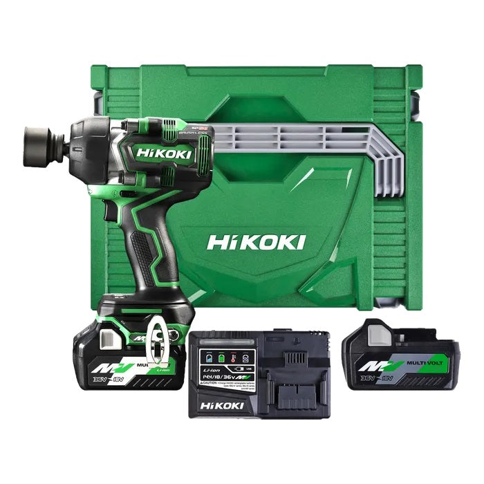 HIKOKI 36V 1/2 INCH 770NM CORDLESS IMPACT WRENCH (KIT)