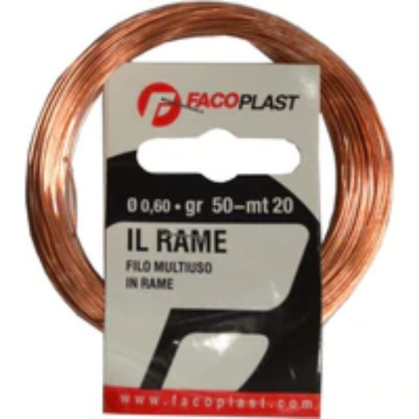 Wire Binding Copper 0.6mm 50G Coil Faco Plast