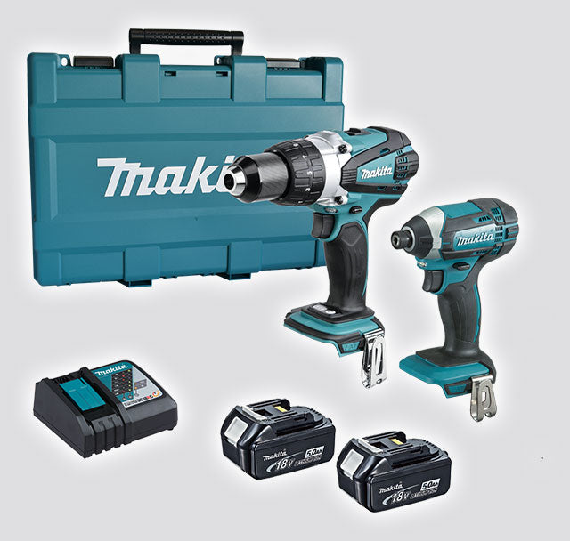 Makita 18V LXT KIT DDF458+DTD152 5Ah