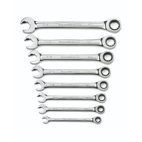 GEARWRENCH SET WR RAT OPEN END DUAL SAE 8PC