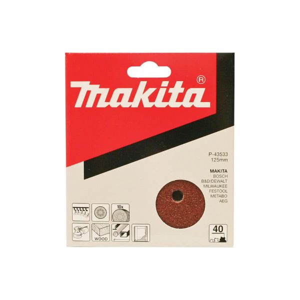 Makita Velc.Disc 60#125mm Bo5030 Pk10