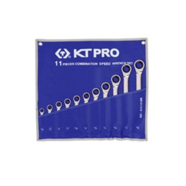 KING TONY PRO 11PC COMB. SPEED WRENCH SET 5/16-15/16in