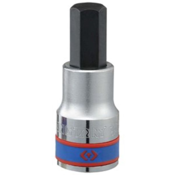 KING TONY 1/2DR H7x60mm HEX BIT SOCKET HANG SELL DISPLAY