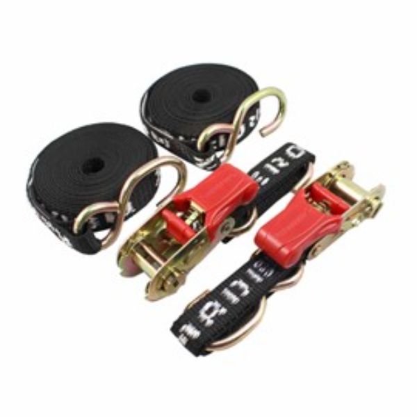 Tiedown Fastlock Ratchet 4M X 25mm 500Kg Bs 3Pce Pack