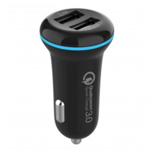 9.6A FIVE PORT USB IN-CAR CHARGER WITH 1.8M CABLE