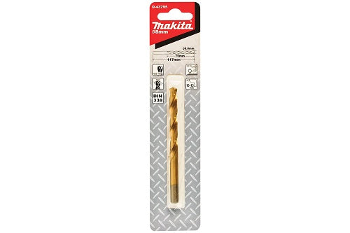 Makita Drill Bit Hss-Tin 9.0mm 1Pc