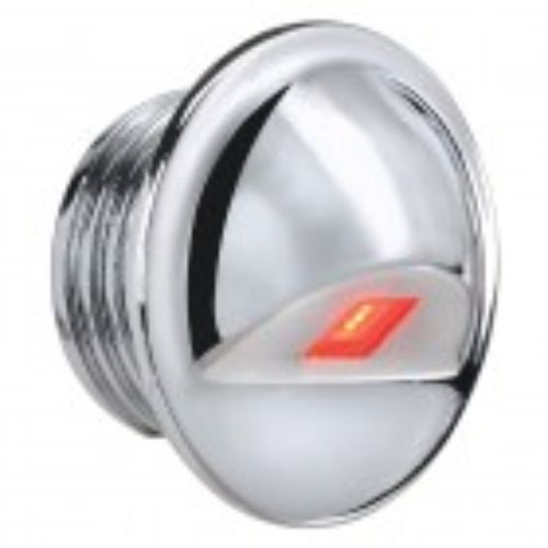 12/24V CHROME STEP LIGHT RED