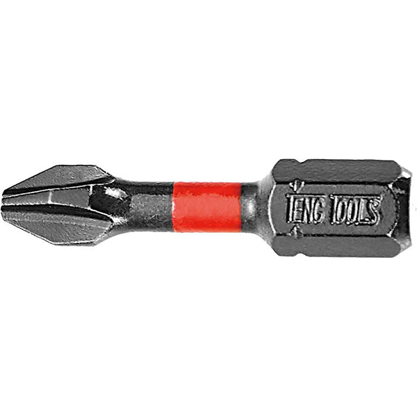 Teng 1pc 1/4in PH#3 Impact Screwdriver Bit 30mm