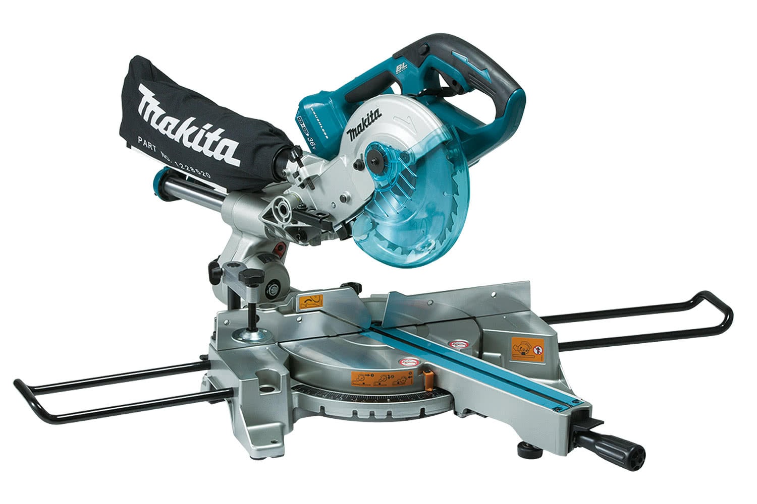 MAKITA 18V X 2 190MM CORDLESS SLIDE COMPOUND SAW