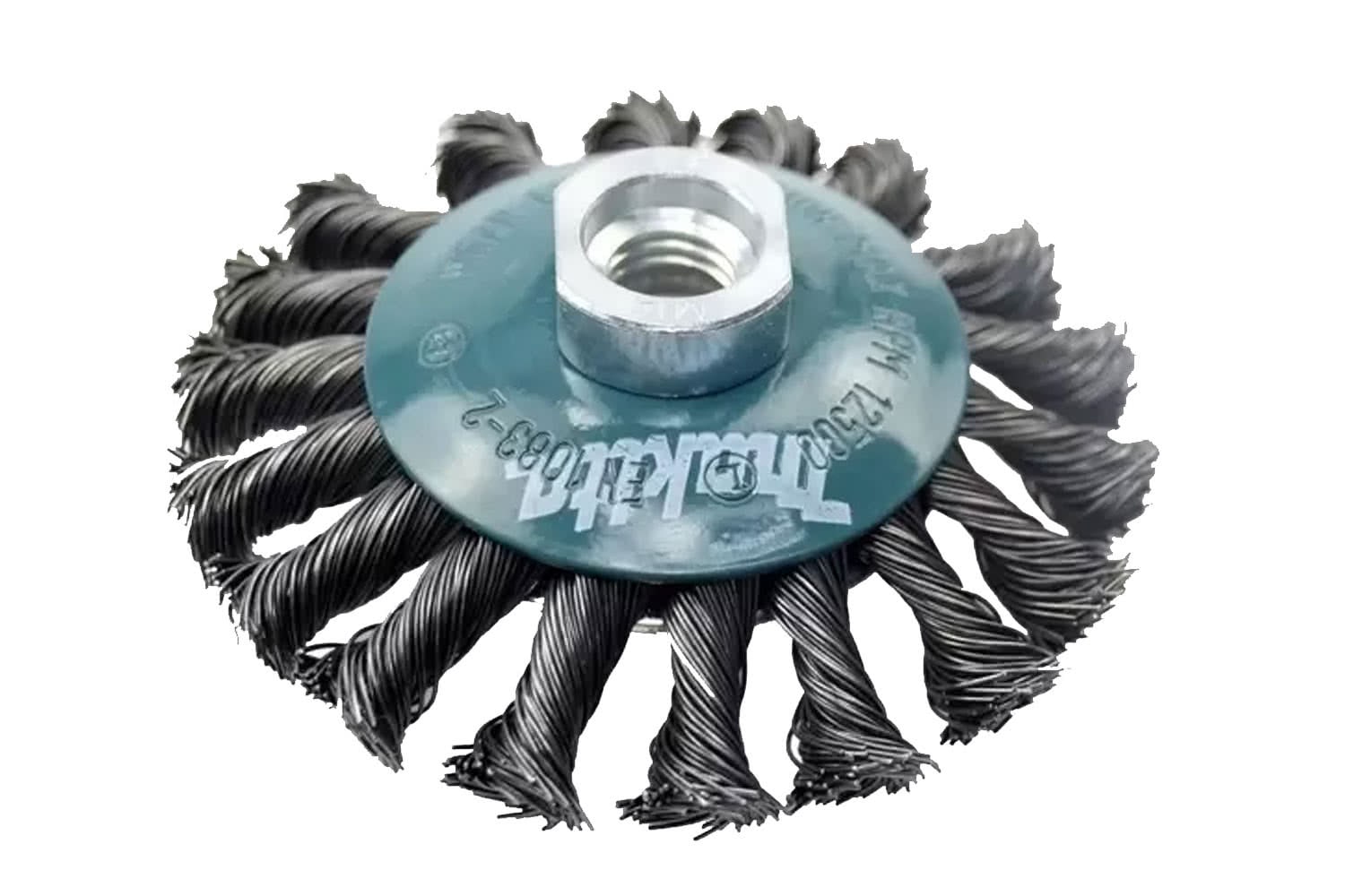 Makita 115mm Steel Twist Knot Bevel Brush