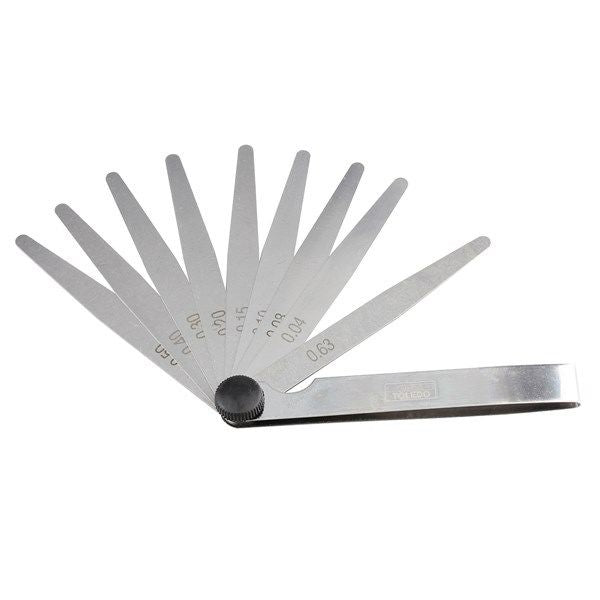 TOLEDO FEELER GAUGE 10 BLADE METRIC