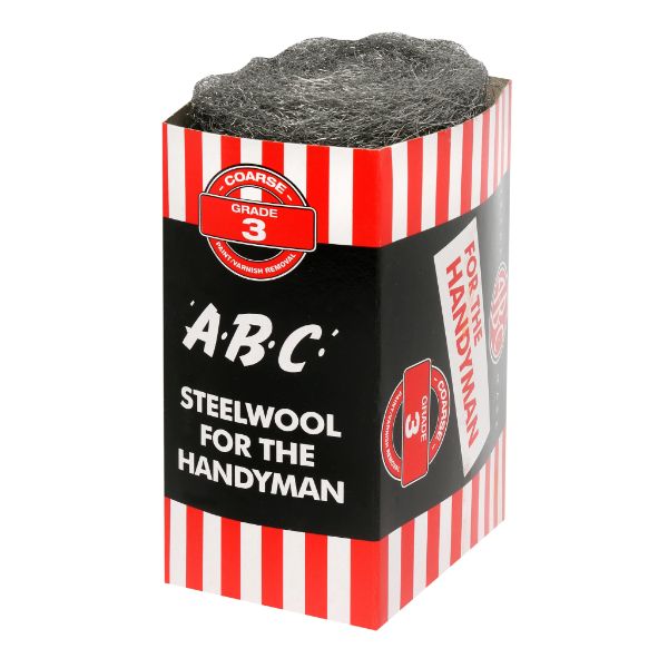 Steel Wool Abc Brand - Handyman Pack Grade # 3 Coarse