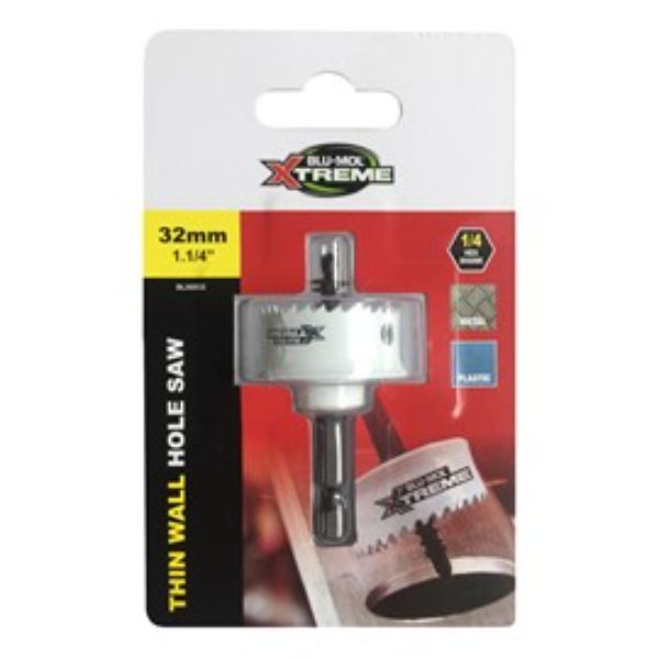 BLUMOL XTREME THINWALL HOLESAW 32MM 1.1/4