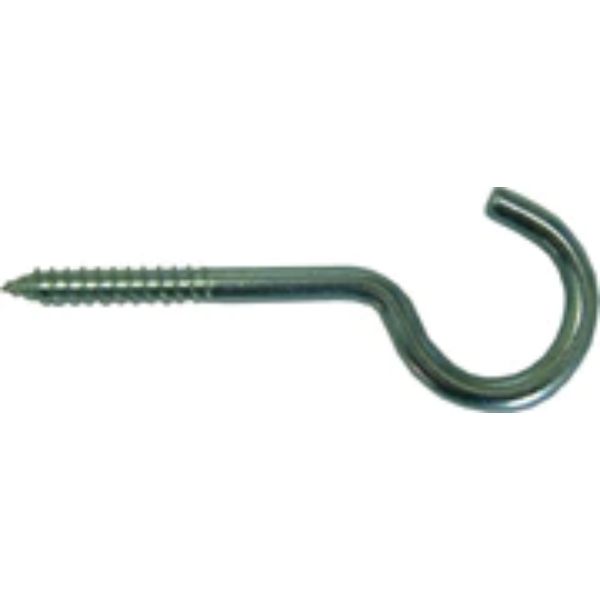 Screw Hooks Galvanised Ox Size 2 7/8In 12Doz Pp