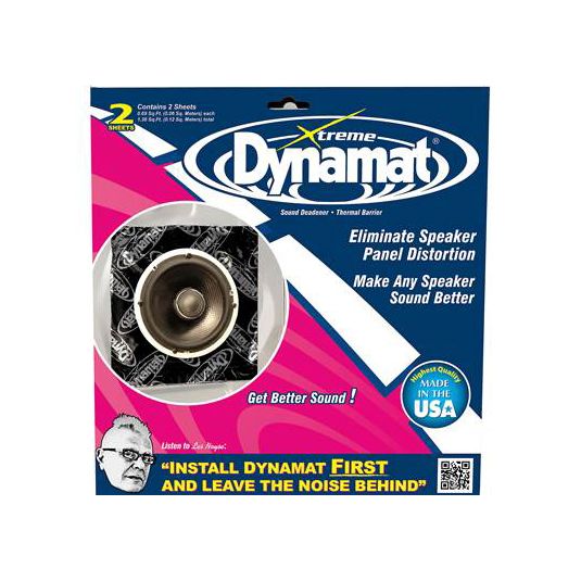 DYNAMAT XTREME SPEAKER KIT 254mm x 254mm x 1.72mm 2 SHEETS