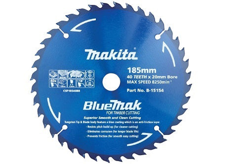 Makita BLUEMAK TCT BLADE 210mm 40T B-15291