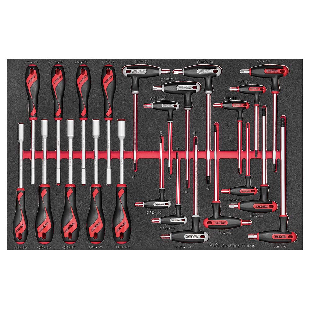 Teng 23pc Nut & T-Handle Driver Set EVA