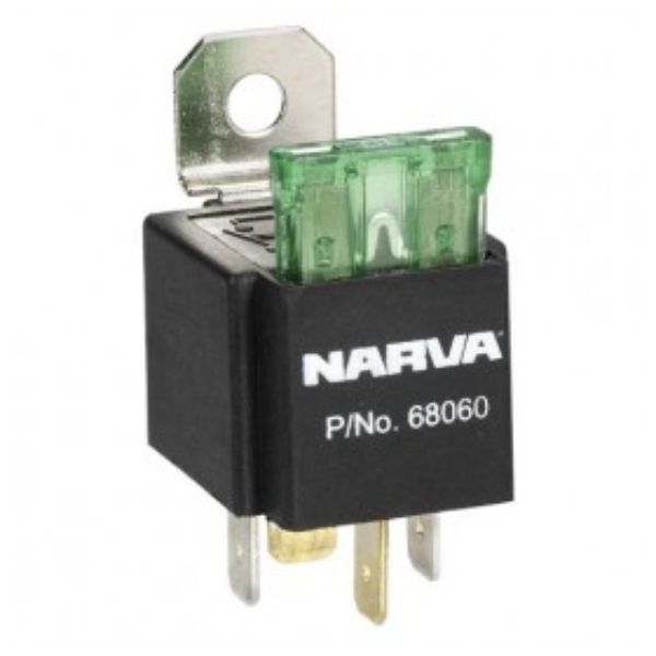 NARVA RELAY 12V 30A WITH FUSE