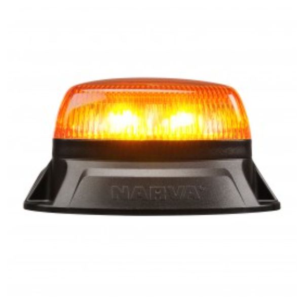 AEROTECH LOW PROFILE AMBER LED STROBE FLANGE BASE