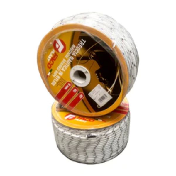 Rope - Braided Nylon/Polyester 300M Reel 6mm Faco Plast