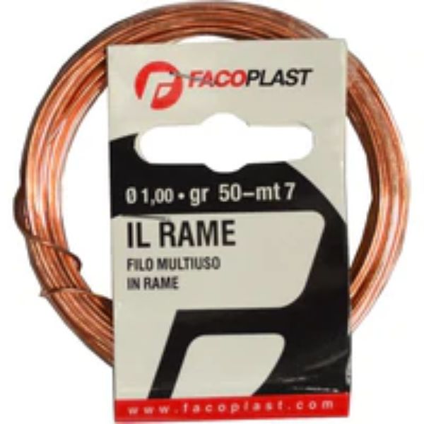 Wire Binding Copper 1.0mm 50G Coil Faco Plast