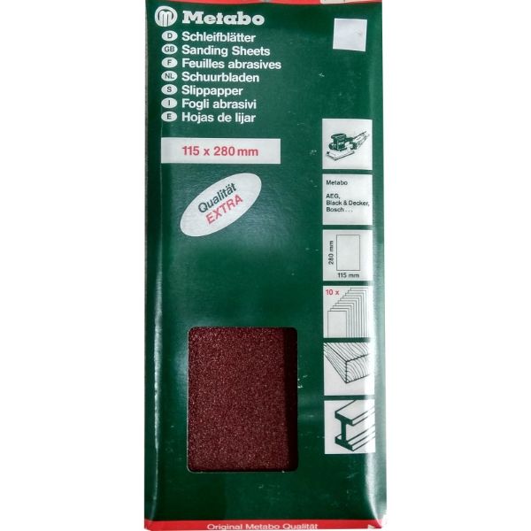 Metabo P 40 115 x 280mm Sanding Sheet