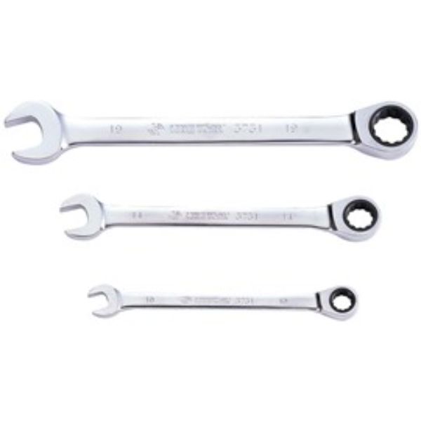 KING TONY R+OE STR.RATCHET WRENCH 15mm HANG SELL DISPLAY