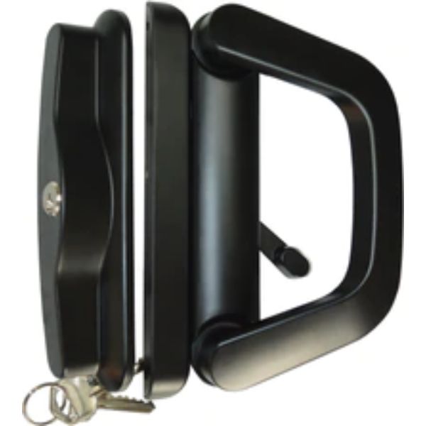 Ranchslider Lock Single Cylinder Xcel Black Xcel Black