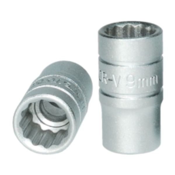 Teng 1/4in Dr. Socket 9mm 12pt