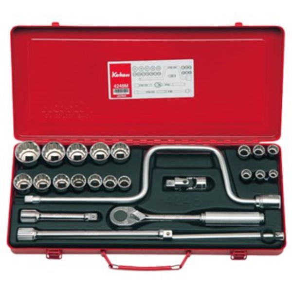 Koken 1 2in Dr Socket Set - 24pc