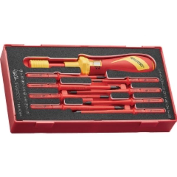 Teng 9pc 1000V VDE Torque Screwdriver Set - TC-Tray EVA