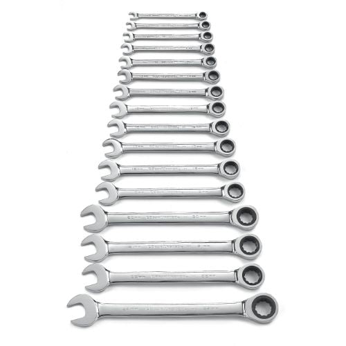 GEARWRENCH SET WR RAT COMB MET 16PC TRAY