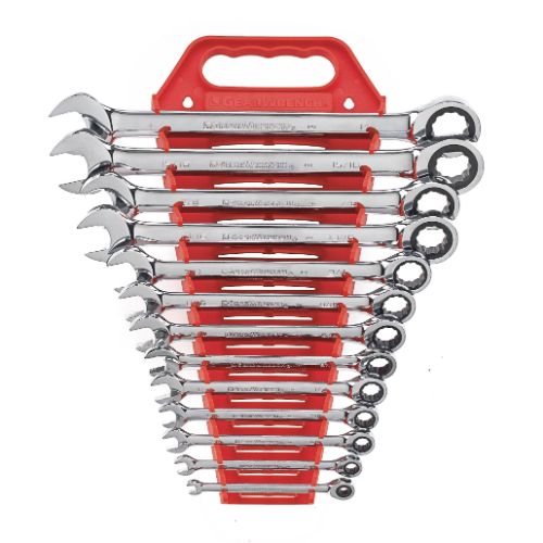 GEARWRENCH SET WR RAT COMB SAE 13PC TRAY