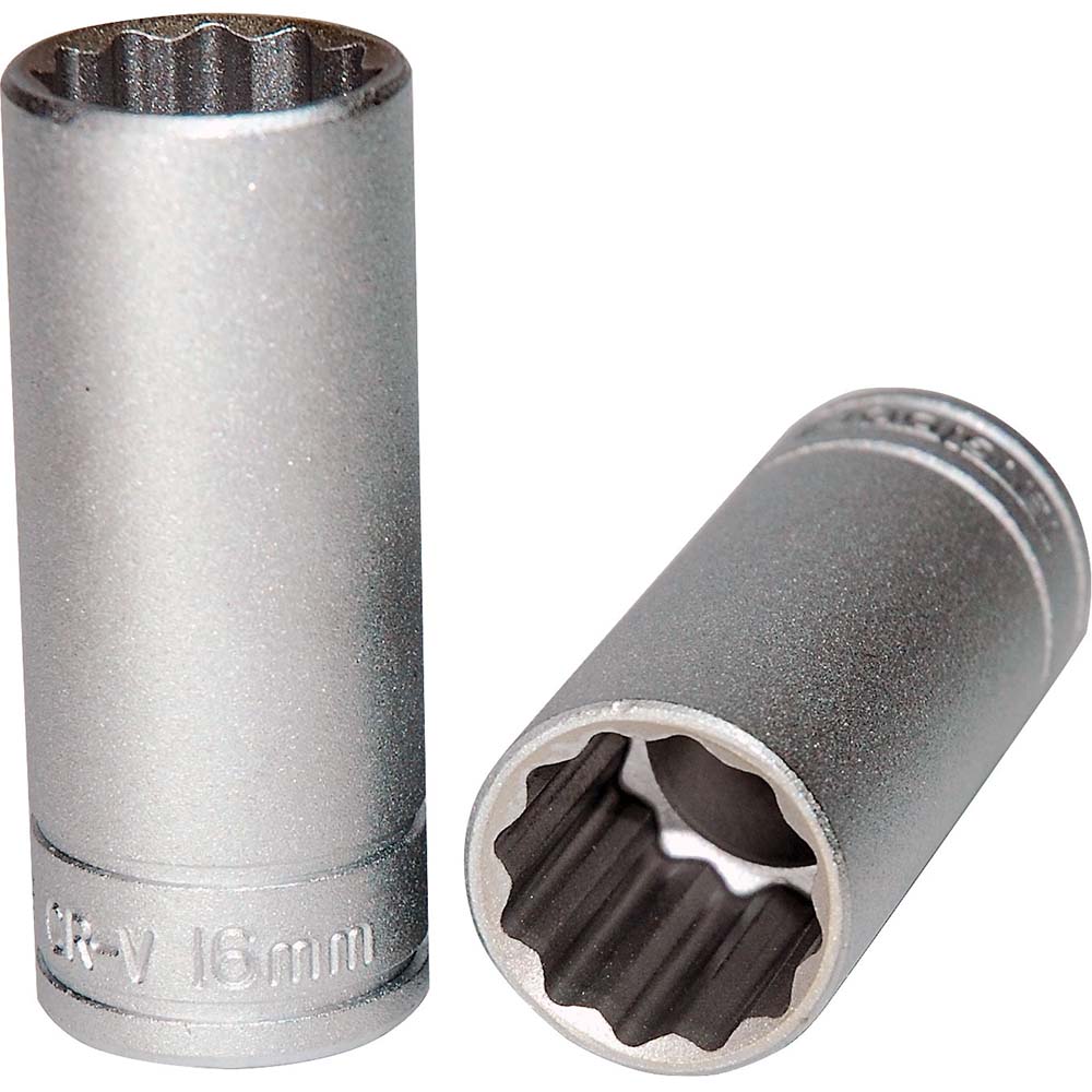 Teng 3/8in Dr. Deep Socket 16mm 12pt