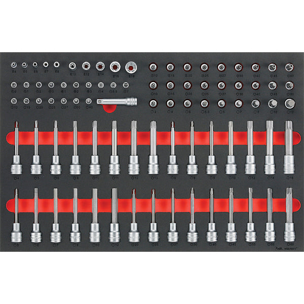 Teng 85pc 1/4,3/8 & 1/2in Dr. Spec Skt Set EVA