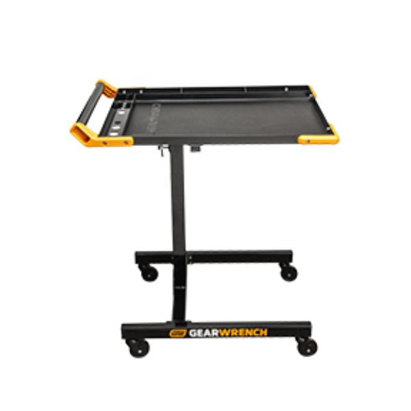 MOBILE WORK TABLE WITH ADJUSTABLE HEIGHT 35 INCH TO 48 INCH