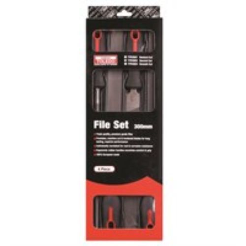 Smoth Files Set Toledo File Set Smooth 300mm 4Pc