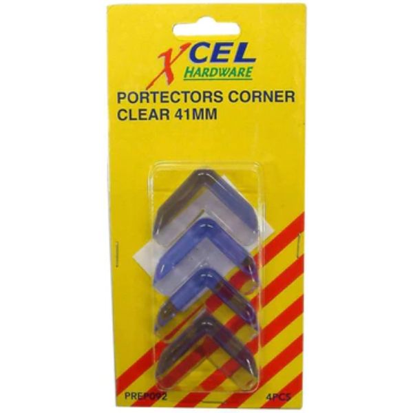 Protectors Corner Clear Stick On 41mm - Card Of 4 41mm Card Of 4