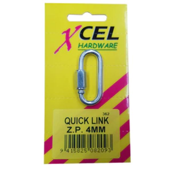 Quick Link Zp 4mm Carded Xcel