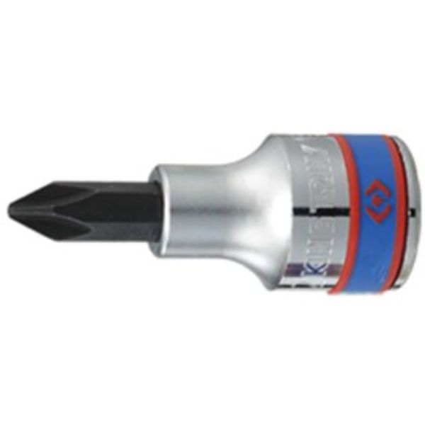 KING TONY 1/2DR No2x60mm PHIL BIT SOCKET HANG SELL DISPLAY