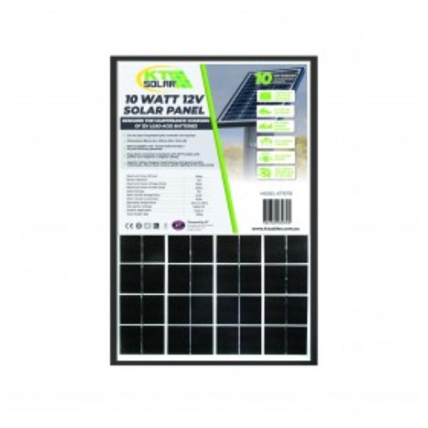 10W 12V MONOCRYSTALLINE SOLAR PANEL